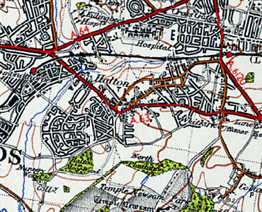 History of Halton, in Leeds and West Riding | Map and description