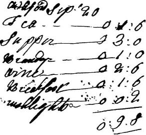 handwritten account from the Saracen